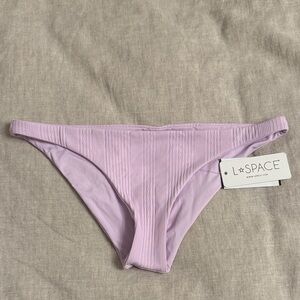 NWT L Space Camacho lavender bikini bottom